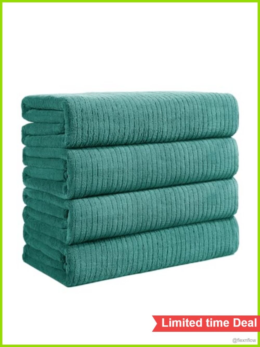 4 Pack Extra Large Bath Towels 35x70in Ultra Soft Microfiber Quick Dry